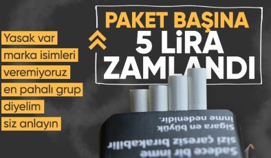 Sigaraya bir zam daha