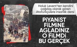 Haluk Levent’ten insanlık dersi: Gazze’de insanlık yok ediliyor