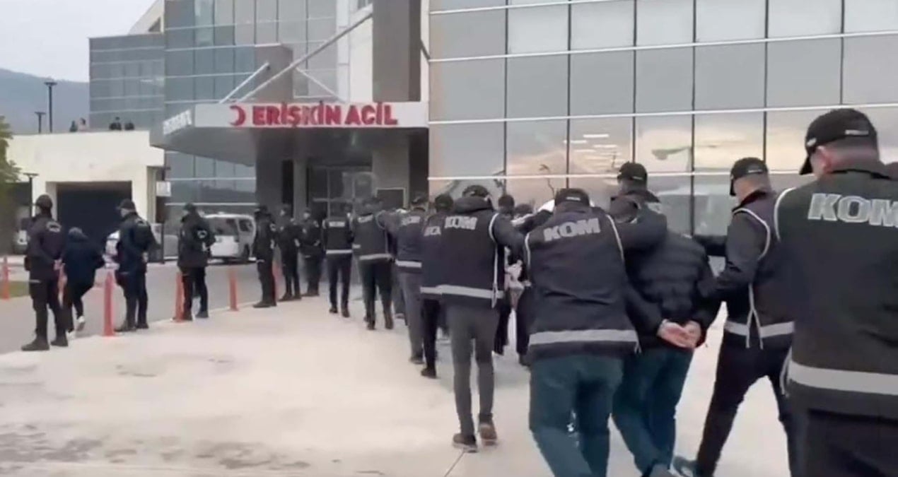Manisa’da suç örgütüne operasyon: 10 kişi tutuklandı
