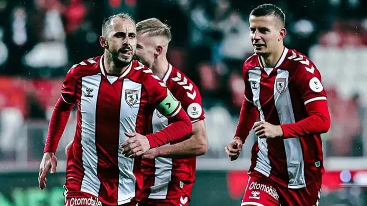 SAMSUNSPOR HATAYSPOR MAÇ SONUCU | Samsunspor 3 puanı 7 dakikada aldı!