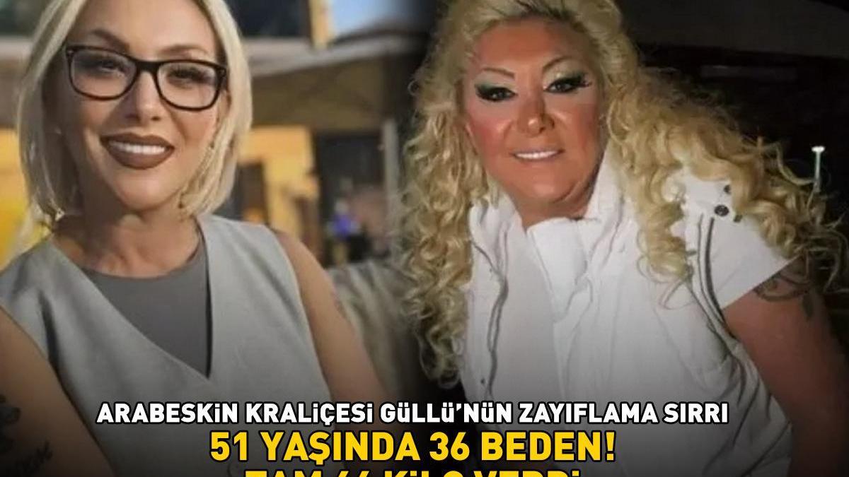 TAM 46 KİLO VERDİ! Arabeskin kraliçesi Güllü’nün zayıflama sırrı! Meğer uzun süre tok tutan o besini tüketmiş…