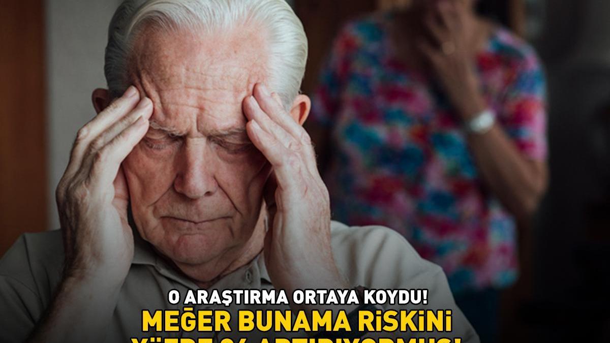 O araştırma ortaya koydu! Hatırlayamama, huzursuzluk, uykusuzluk, iletişim zorluğu, halüsinasyon… Meğer bunama riskini yüzde 36 artırıyormuş